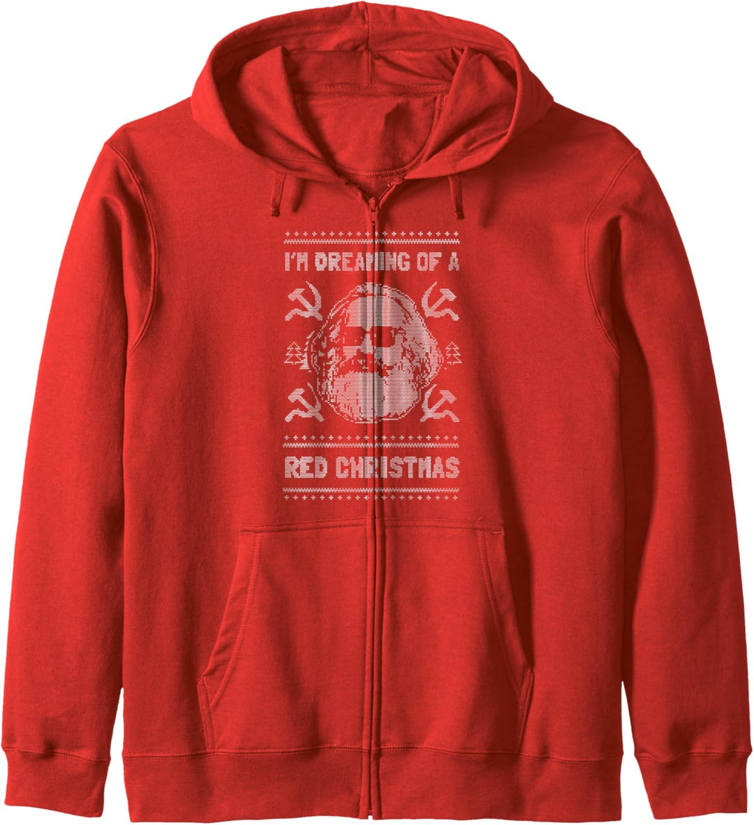 Ich träume von einem roten Weihnachten - Kommunistische Kapuzenjacke