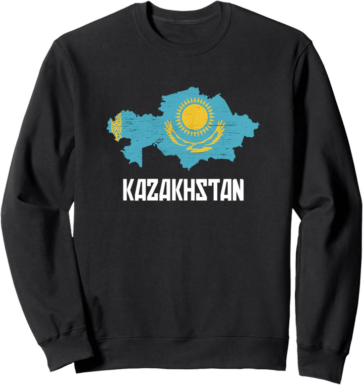Republik Kasachstan Flagge Sweatshirt