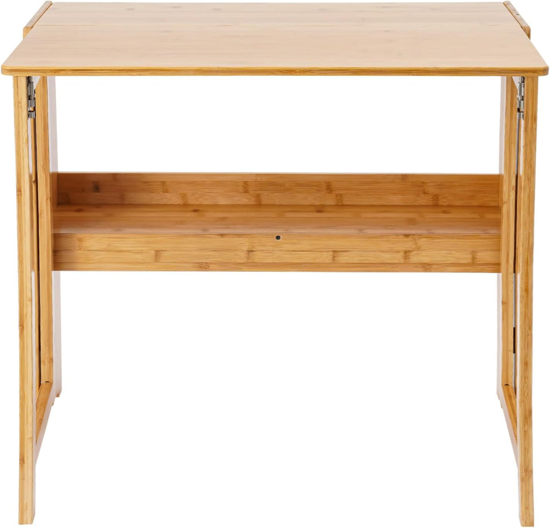 Klappbarer Schreibtisch, Kleiner Klapptisch, Heimbüro Klapptisch, Faltbarer Kompaktschreibtisch für
