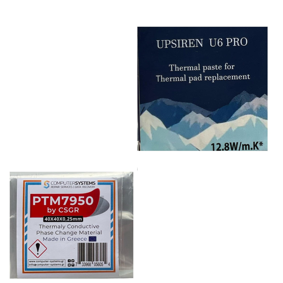 PTM7950 by CSGR &amp; UPSIREN U6 PRO 20g Set - Ultimatives Wärmemanagement für Hochleistungssysteme