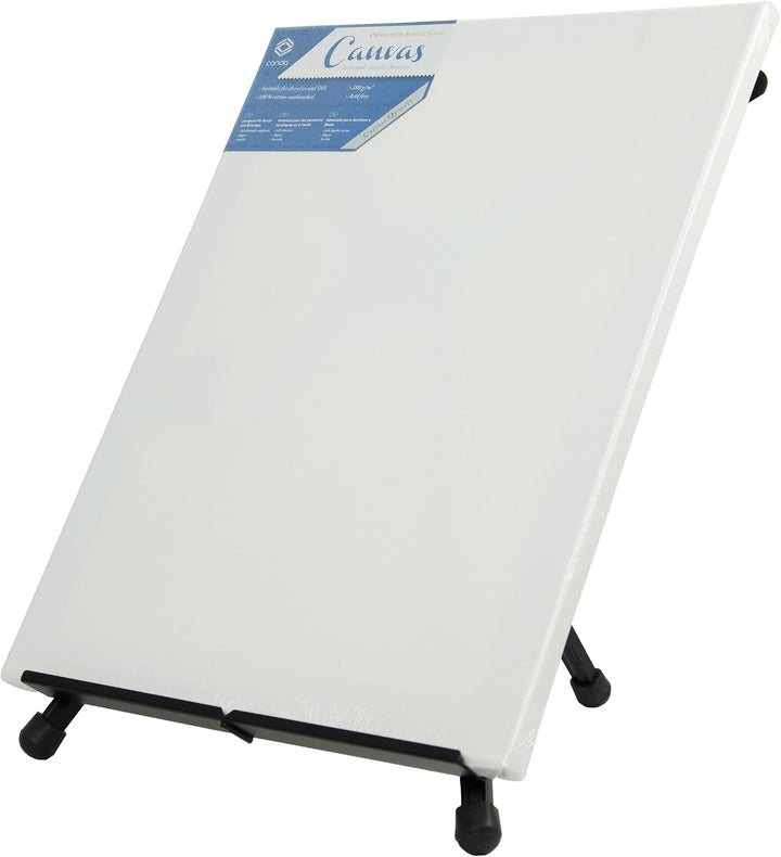 CONDA Aluminium Art Tisch Staffelei Stativ Display mit Gummifüssen, schwarz, 50,8 x 61 cm (Doppel Ar