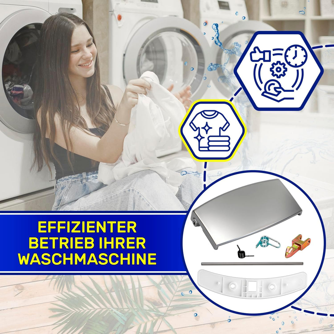 Waschmaschine Griff im Set mit dem Originalcode 405508555/1 4055085551 für Electrolux für AEG für Za