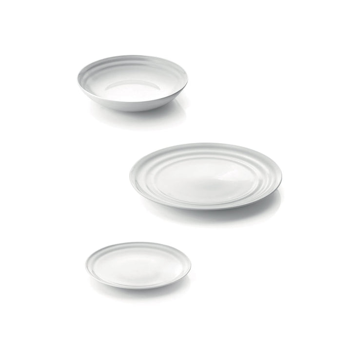 Guzzini - Gocce, EVERYDAY Gedeckset für 6 Personen, Porzellan - Weiss, 6 Stück - 29970011