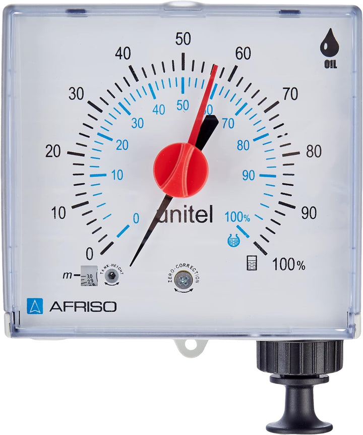 Afriso pneumatische Tankinhaltsanzeige unitel bis 50 Meter 72500, weiss