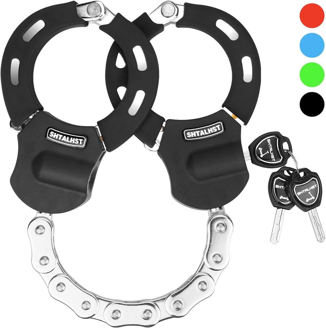 E Scooter Schloss, Handschellenschloss, Schloss für E Scooter und Rollerschloss, E Scooter Zubehör,