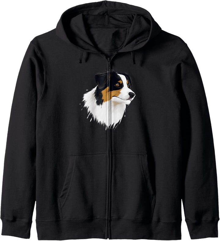 Australischer Schäferhund Aussie Australian Shepherd Kapuzenjacke