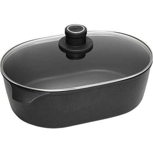 Woll, Guss-Bräter oval, 32 x 22 cm, 12 cm hoch, 6 Liter, für Induktion