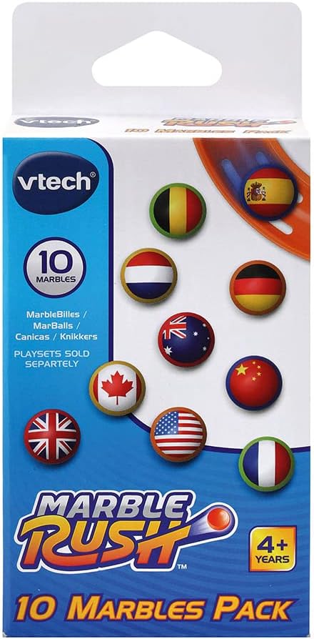 VTech Marble Rush - Rocket Set M100 E & Marble Rush - 10er-Set MarBalls – Zusätzliche Kugeln für all