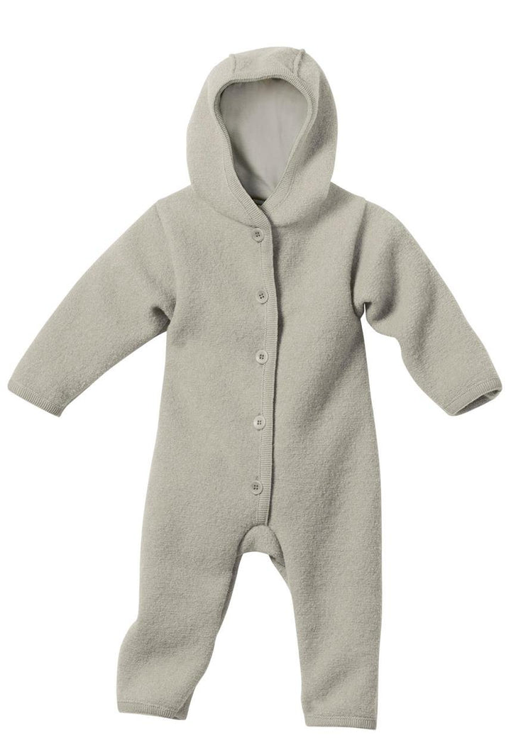 Disana 36110XX - Walk-Overall Wolle grau, Size/Grösse:50/56 (0-3 Monate) 50-56 Grau, 50-56 Grau