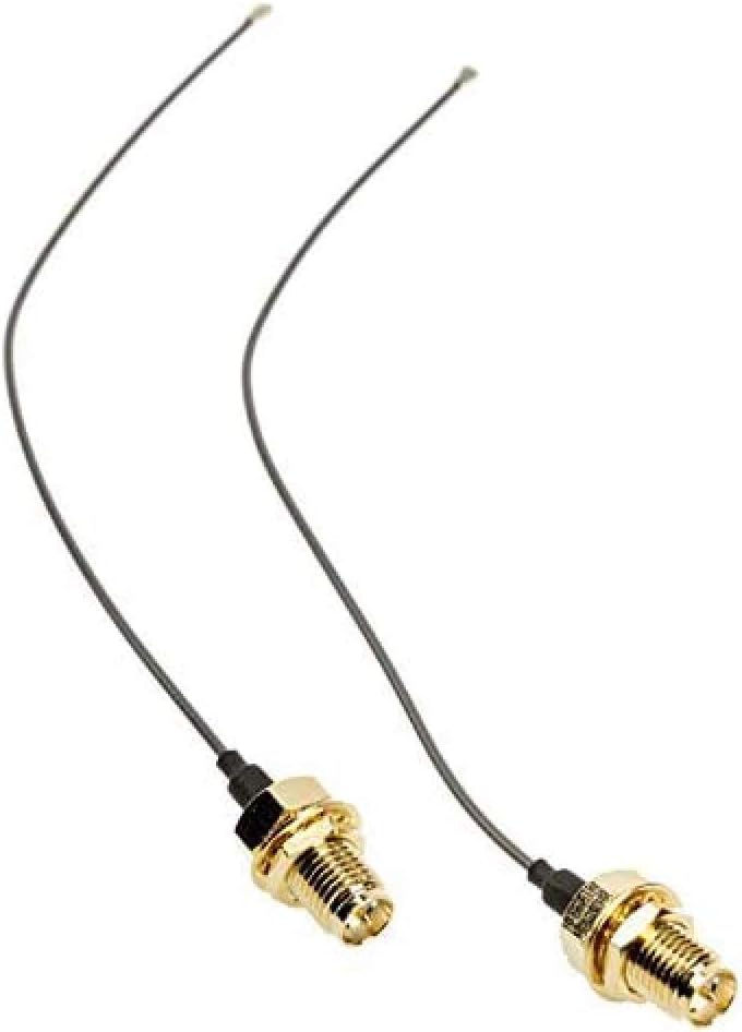 Akasa I-PEX MHF4L zu RP-SMA Female Pigtail Kabel, Kompatibel mit Intel NUC, Asus PN50 & Anderen SFF