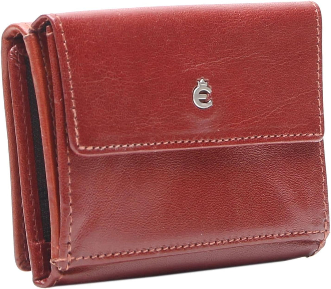 Esquire Toscana Geldbörse II Leder 9 cm Braun, Braun