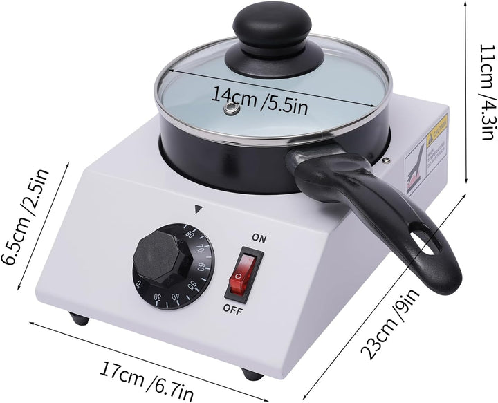 Schokoladenschmelzgerät 40W 1kg DIY Elektrisch Schokolade Melt Schmelzen Maschine Non-stick Schmelzt