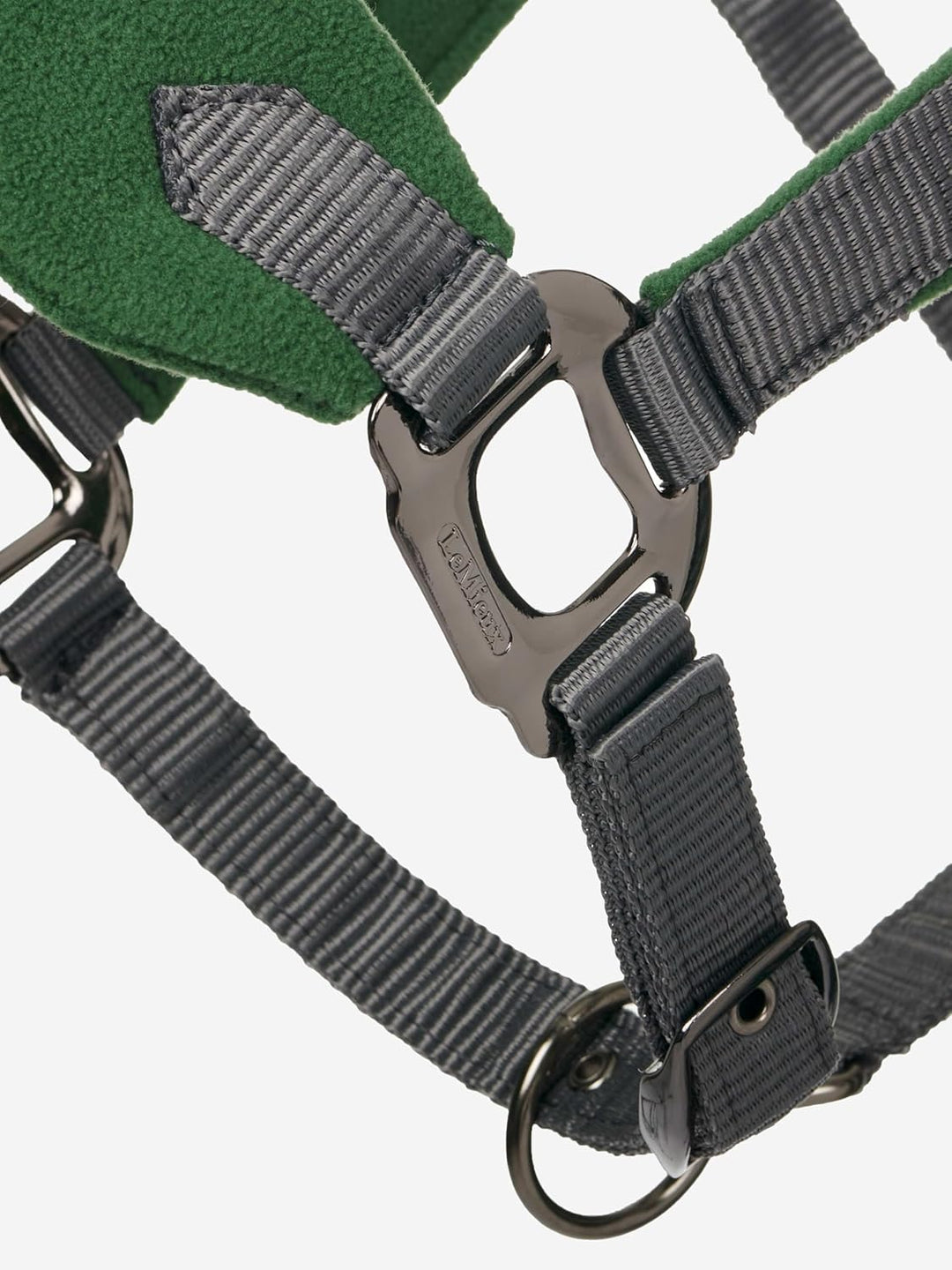 Lemieux Vogue Fleece Headcollar & Rope Volle Grösse Hunter Green, Volle Grösse Hunter Green