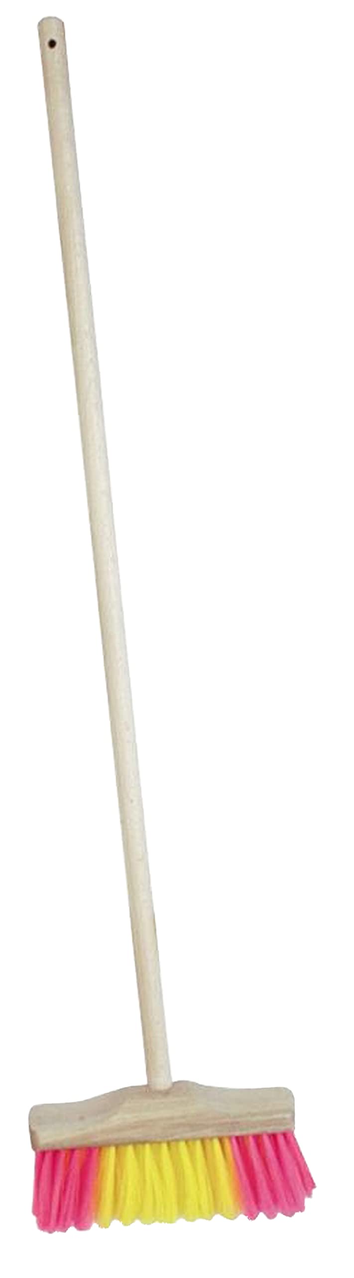 Theo Klein 6608 Holzbesen I Kinderbesen mit stabilen Holzstiel I Robuste Kunststoffborsten I Masse: