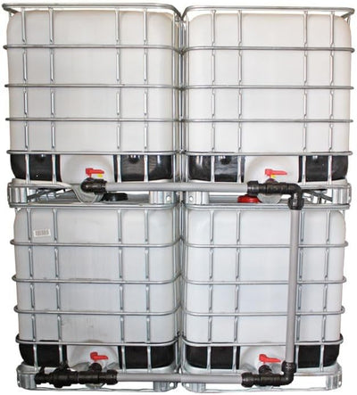 IBC Adapter 2" Camlock Dose - 4 IBC neben-/übereinander Tankverbindung 50mm Rohr