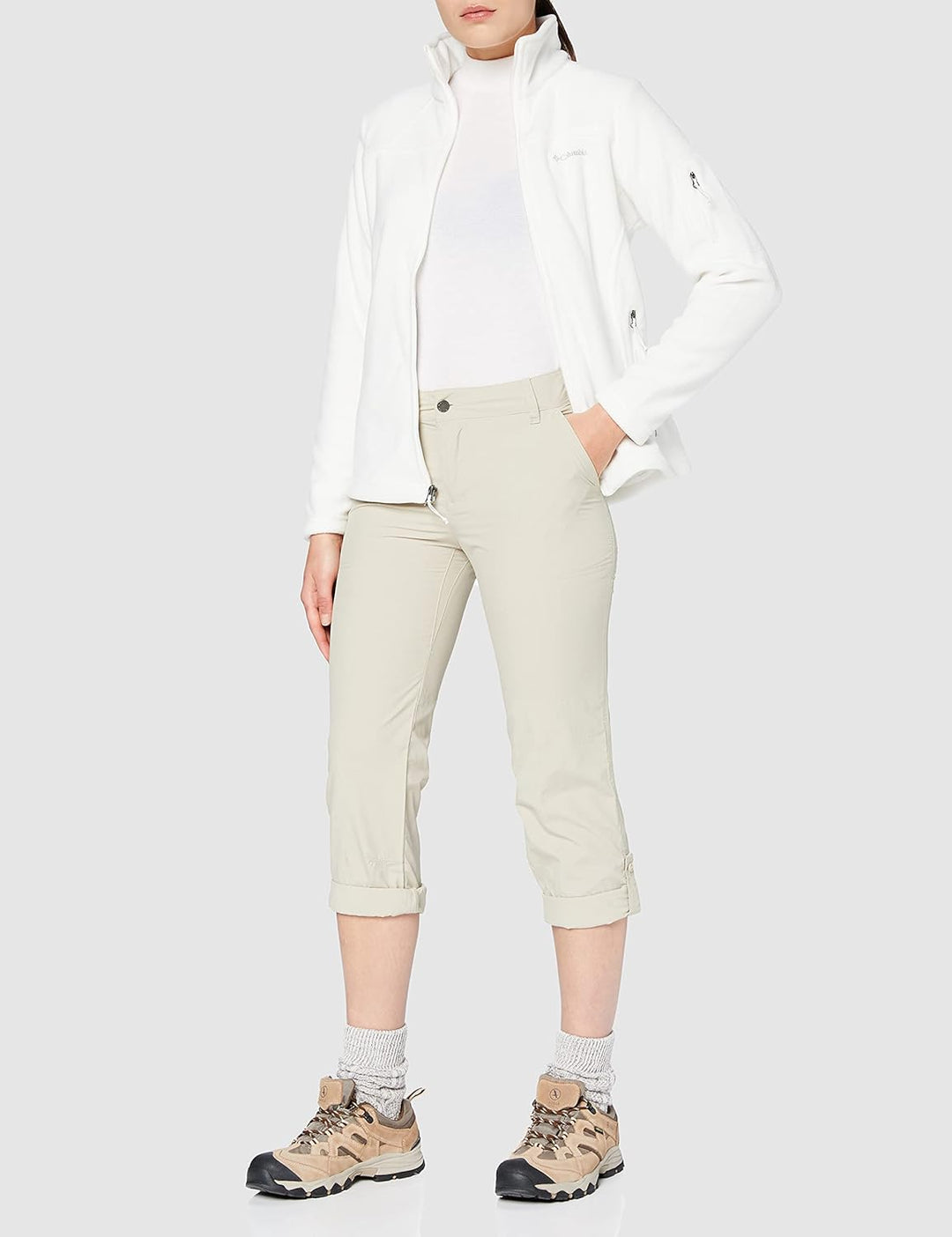 Columbia Wanderhose für Damen, Silver Ridge 2.0 Fossil W6/R, Fossil W6/R