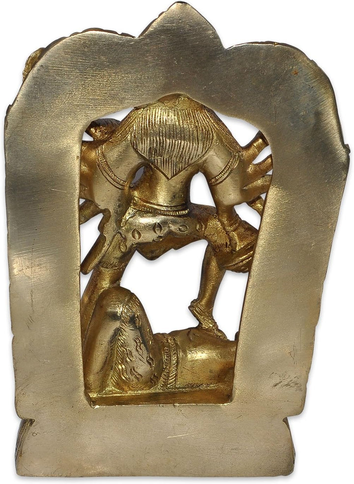 DakshCraft Göttin Kali Idol Statue Steht auf Shiv für zu Hause Dekor Geschenke antike Elemente Pooja