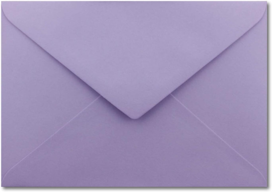 Briefumschläge in Lila - 250 Stück - DIN C5 Kuverts 22,0 x 15,4 cm - Nassklebung ohne Fenster - Weih