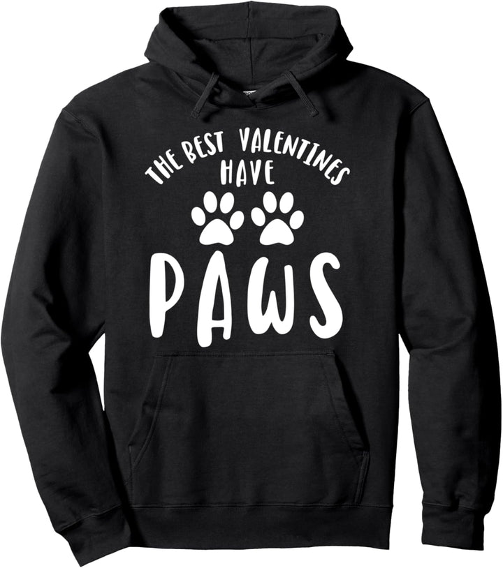 Die besten Valentinsgrüsse haben Pfoten Pullover Hoodie
