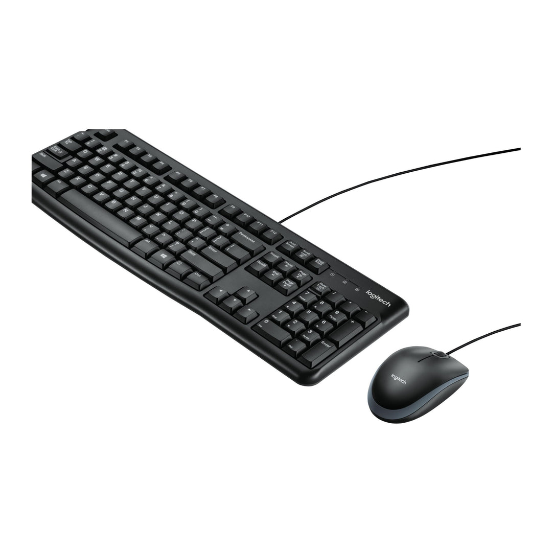 Logitech MK120 Kabelgebundenes Set mit Tastatur und Maus für Windows, Portugiesisches QWERTY-Layout