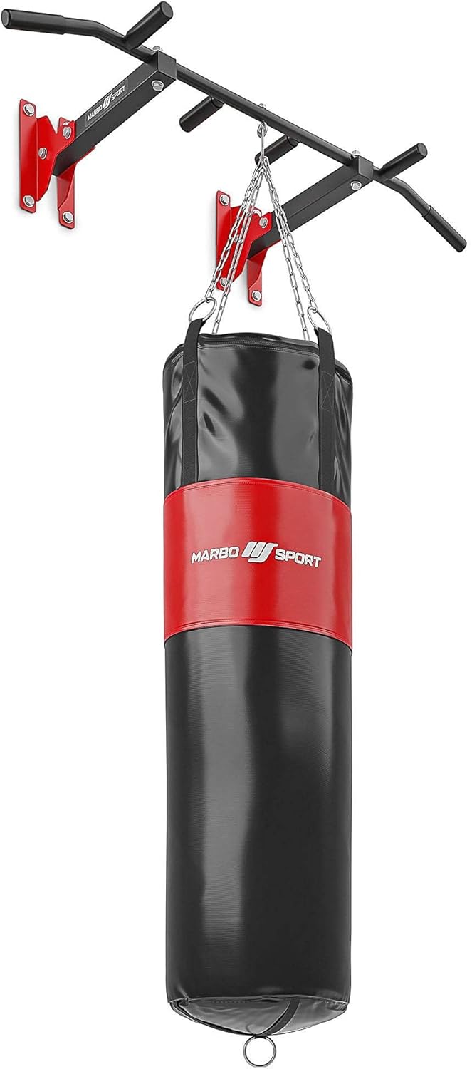 Marbo Sport, Klimmzugstange MH-D202+, Heimturnhalle Pull Up Bar, Universal Wand und Deckenstange mit