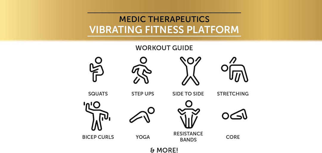Medic Therapeutics Vibrationsplattform Silver, Silver