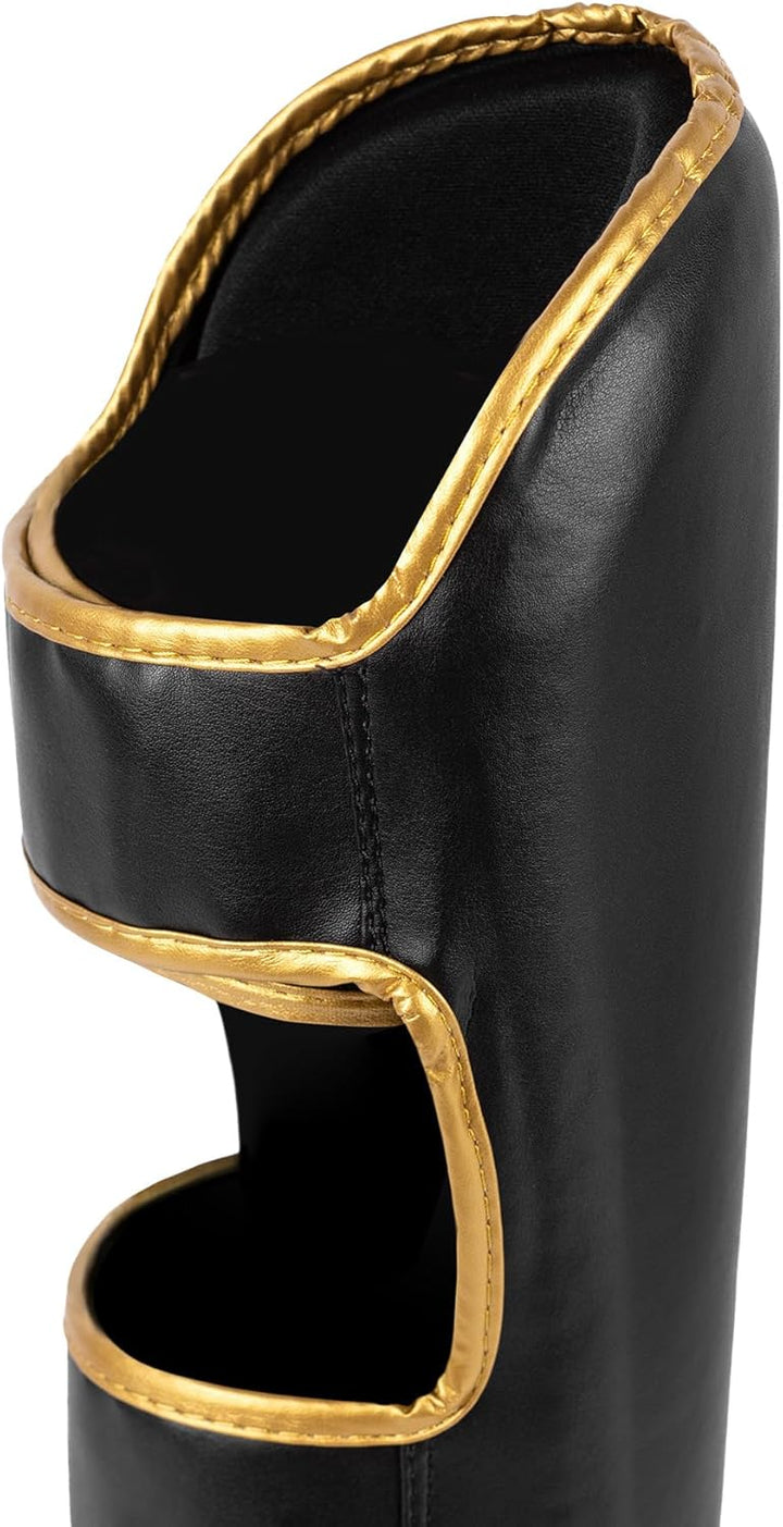 Venum Erwachsene Schienbeinshoner Challenger 2.0 L Schwarz/Gold, L Schwarz/Gold
