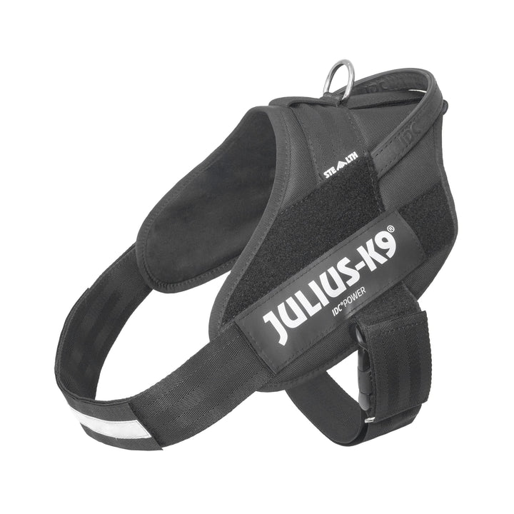 Julius-K9, 16STEALTH-P-3, IDC Stealth Powergeschirr, Grösse: 2XL/3, schwarz schwarz 2XL / 3, schwarz