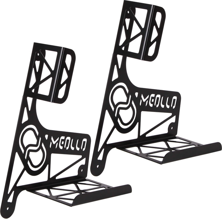Kinderroller Scooter Wandhalterung (100% Stahl) 2 x schwarz, 2 x schwarz
