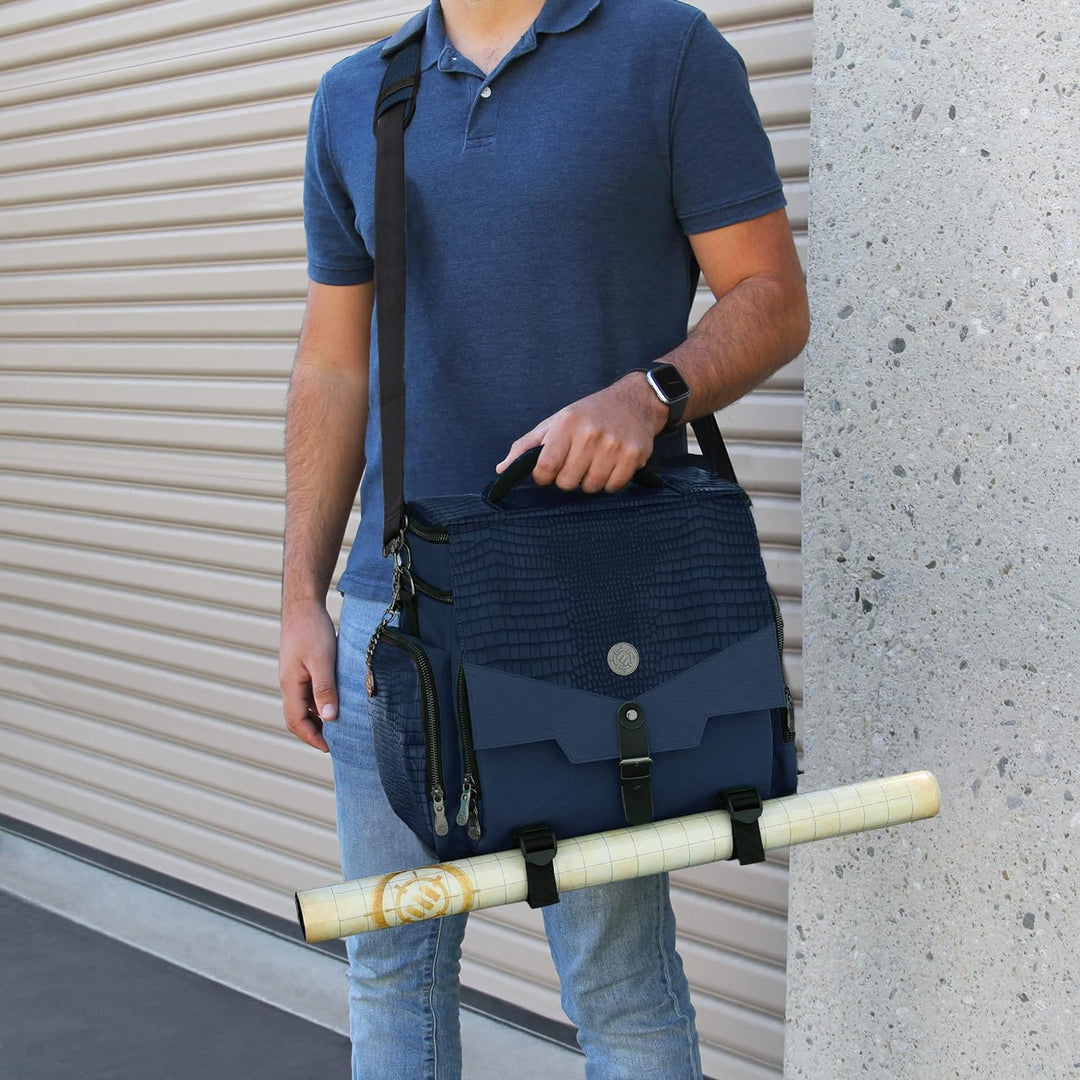 ENHANCE Tabletop RPG-Tasche des Abenteurers, Sammleredition - DND-Tasche mit Tabletop-Miniaturen-Auf