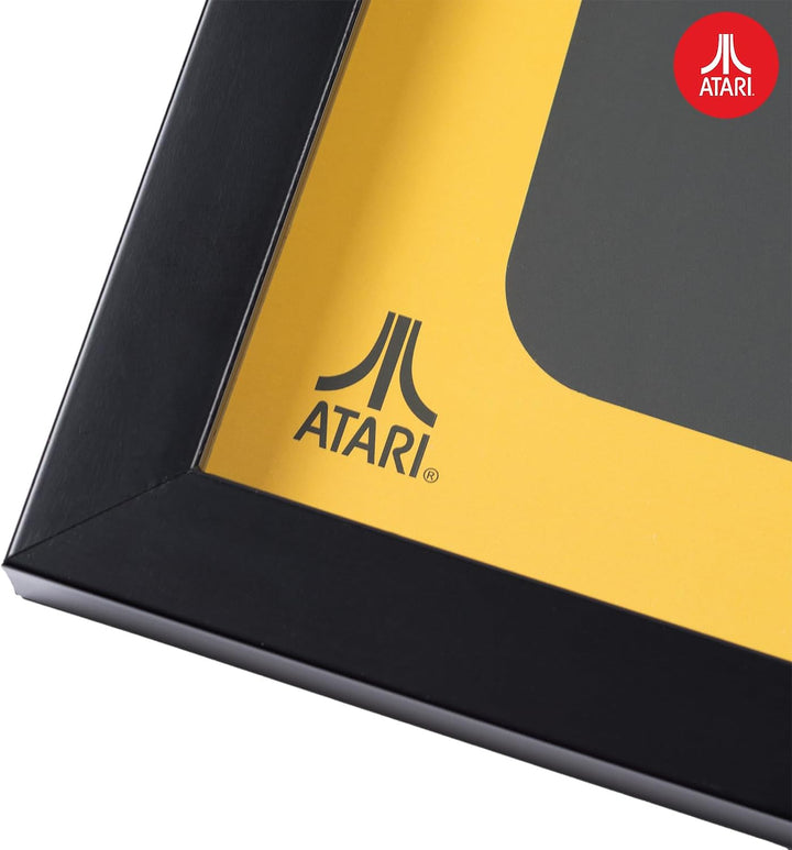 Offizielle Atari 3D-Wandkunst, authentische Pong-Kollektion für Gaming-Setup, Gamer-Tapete, Spielzim