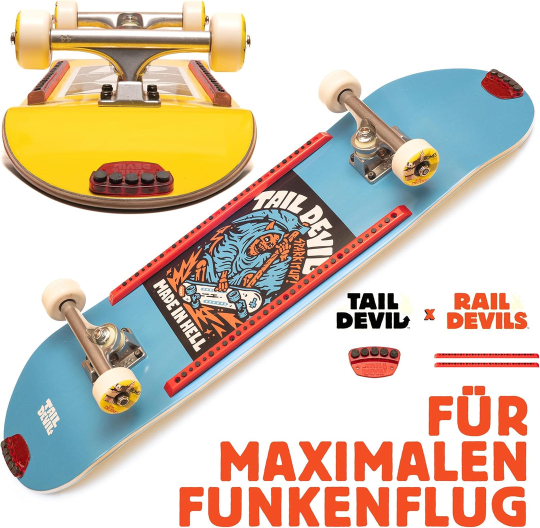 The Original Tail Devil Spark It Up! ® Funkenplatte für Skateboard für Kinder ab 8 Jahre & Erwachsen