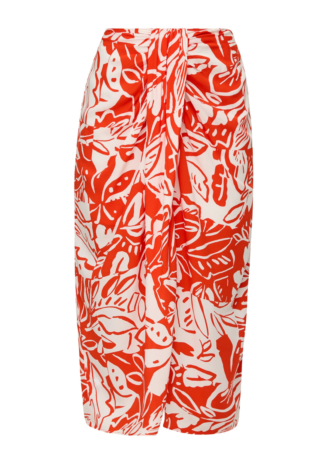s.Oliver Damen Rock lang 34 Hellorange, 34 Hellorange