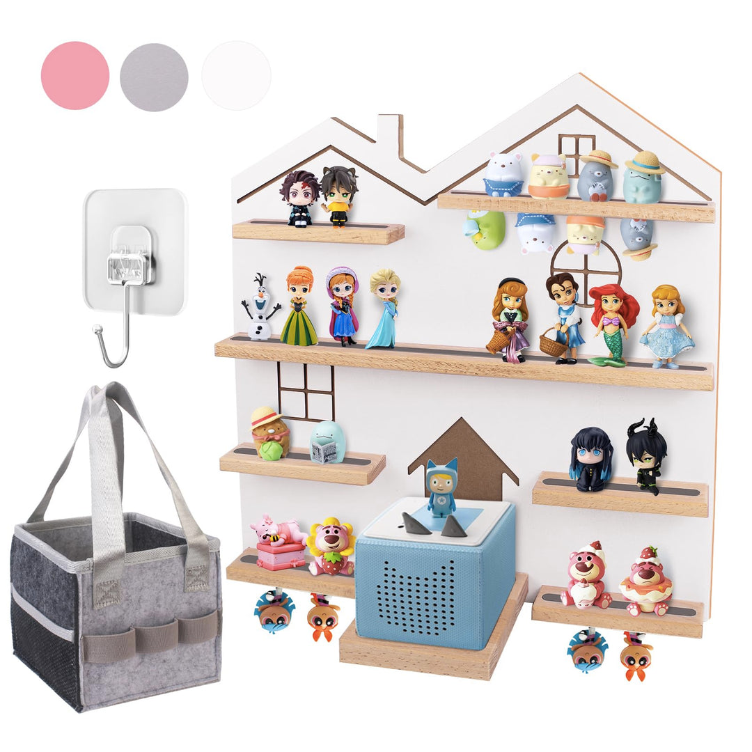 Grosses Tonie-Regal für Toniebox – Toniebox-Aufbewahrung für All Ihre Tonie-Accessoires, Toniebox-Fi