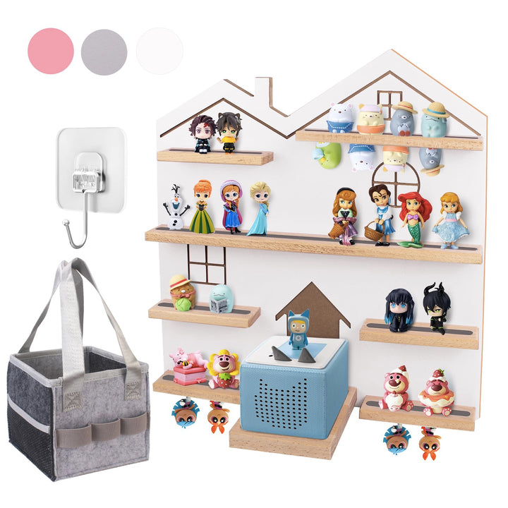Grosses Tonie-Regal für Toniebox – Toniebox-Aufbewahrung für All Ihre Tonie-Accessoires, Toniebox-Fi