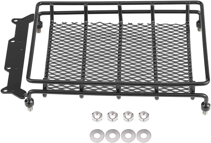 Dachträgerkorb, Dachgepäckträger Schwarz für SCX10 1/10 1/8 RC Car für CC01 / CR01 / D90 RC Crawler