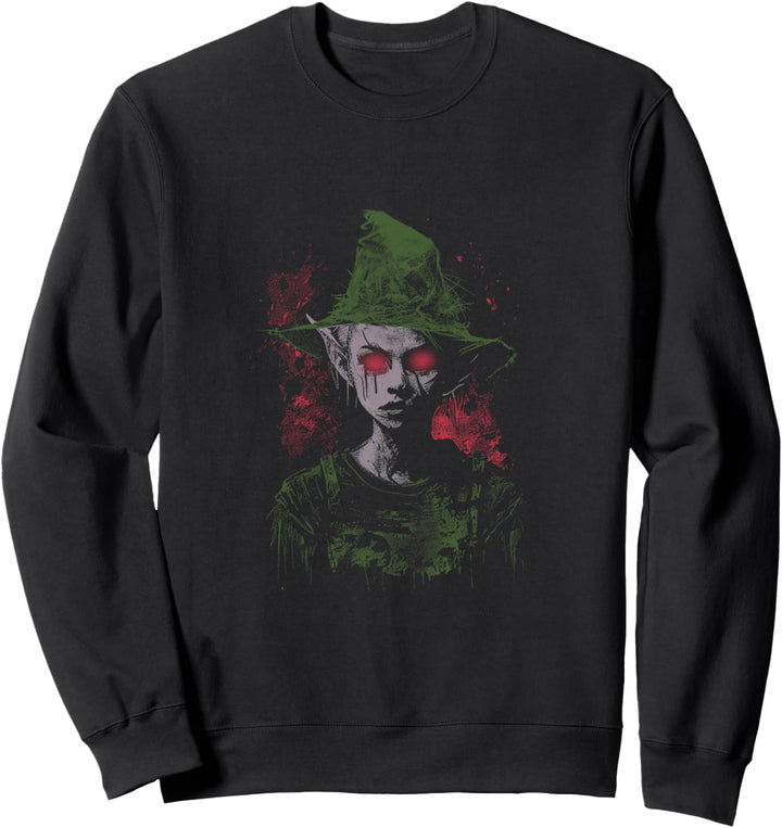 Creepypasta Cosplay Der Ertrunkene Kostüm Horror Elf Halloween Sweatshirt