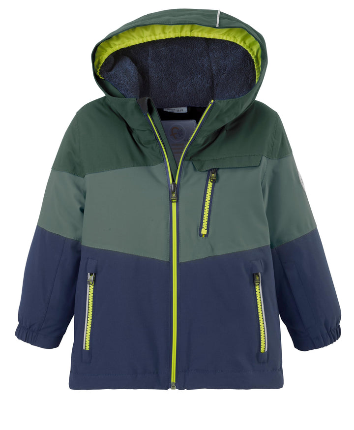 Killtec Unisex Fisw 3 Mns Ski Jckt Skijacke/Funktionsjacke mit Kapuze und Schneefang 86-92 dunkel wa