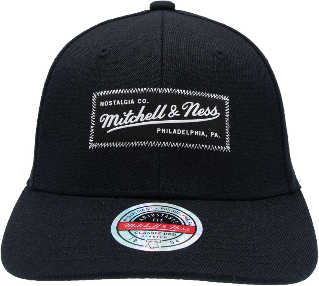 Mitchell & Ness Snapback - Biowashed Zig Zag - Small Box Logo, Black Einheitsgrösse Schwarz Classic