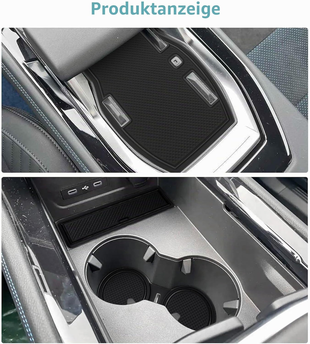 GAFAT Kompatibel mit Renault Austral E-Tech Hybrid (Automatikgetriebe) 2022 2023 Antirutschmatten, A