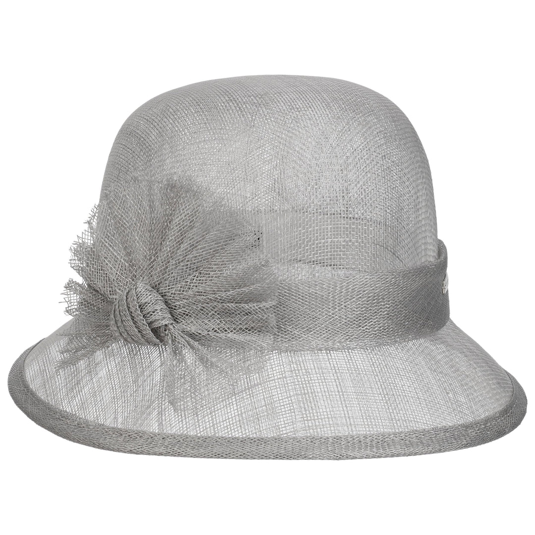 Seeberger Valeska Sinamay Strohhut Damenhut Sommerhut Strohglocke (One Size - grau)