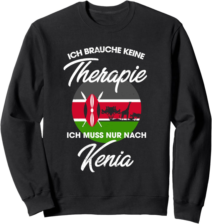 Kenianische Flagge I Kenia Urlaub I Kenia Sweatshirt