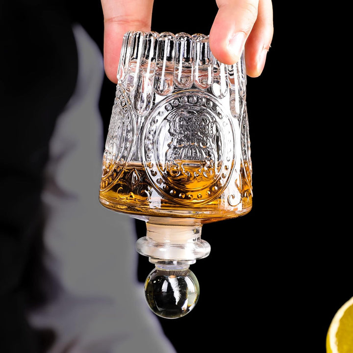 SuproBarware Bitterflasche Glasdasher für Cocktails 4 Stück – Glasflaschen mit Armaturenbrettverschl