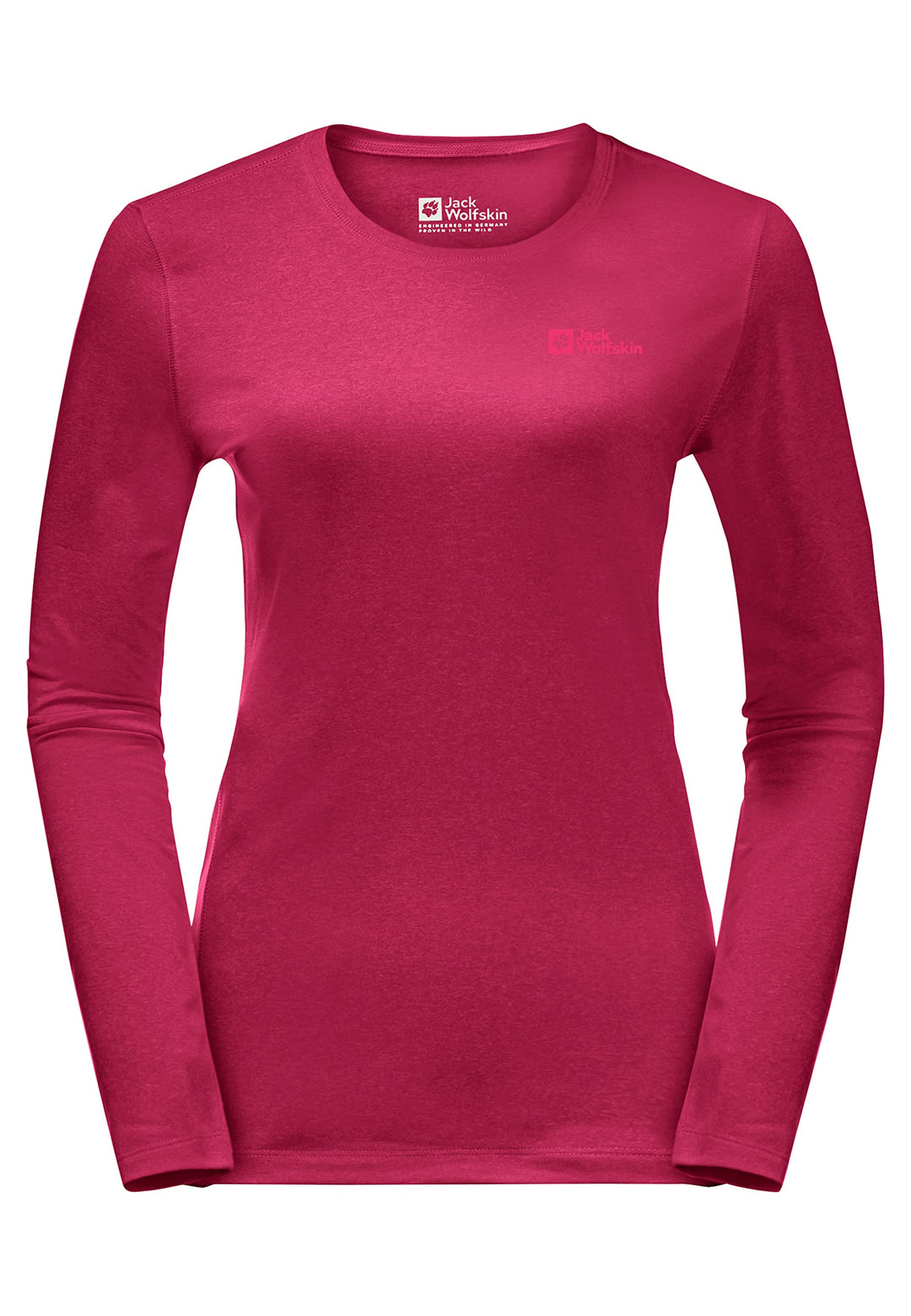Jack Wolfskin Damen Sky Thermal L/S W Wander-Shirt (1er Pack) XS Cranberry, XS Cranberry