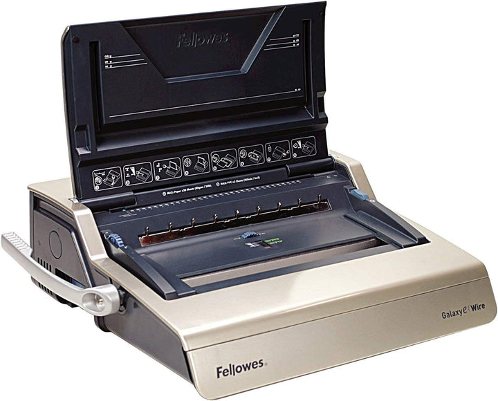 Fellowes Profi Drahtbindegerät Galaxy-E Wire platin/anthrazit elektrisch, elektrisch
