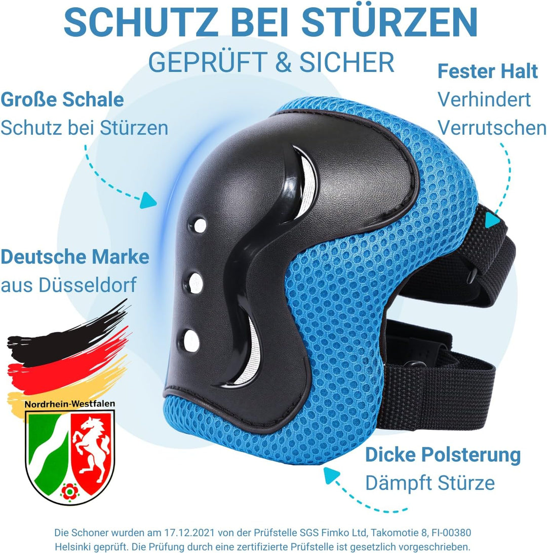 Liebkern Knieschoner Kinder Schoner Inliner Kinder Knieschützer Inliner Kinder Protektoren Set Schüt