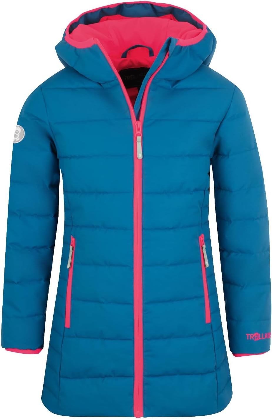 Trollkids Mädchen Wintermantel Winterjacke Stanavanger 92 Mitternachtsblau / Coral, 92 Mitternachtsb