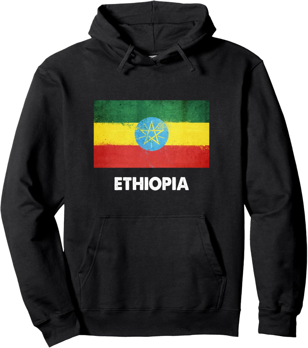 Äthiopisch Äthiopien Flagge Pullover Hoodie