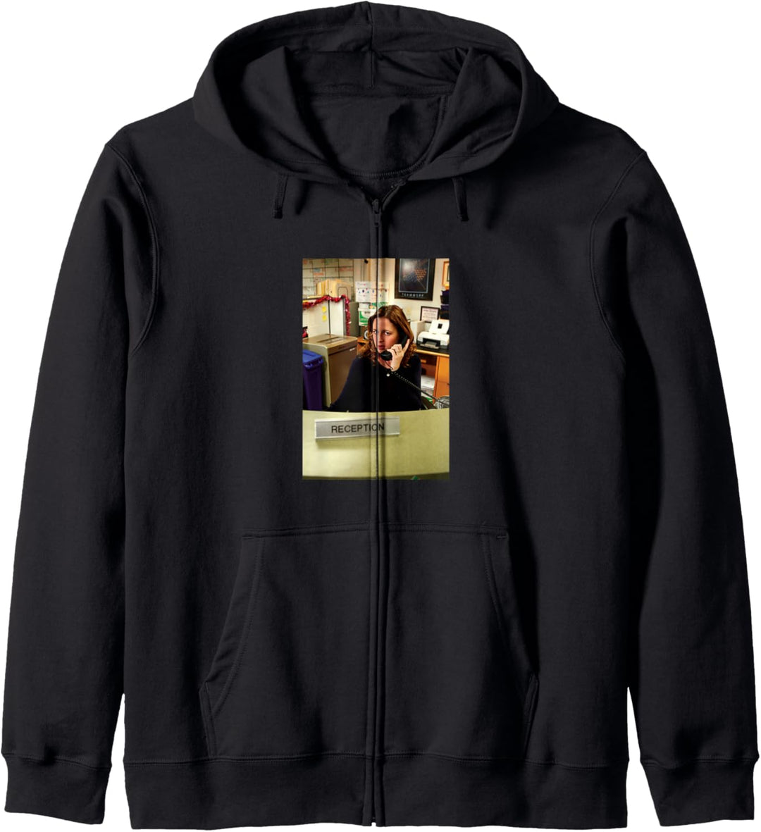 The Office Pam an der Rezeption Kapuzenjacke