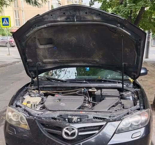 JINGLINGKJ Front-Motorhaube für 2003–2009 BK Motorhaubendämpfer Stossdämpfer Gasdruckfedern Feder 2